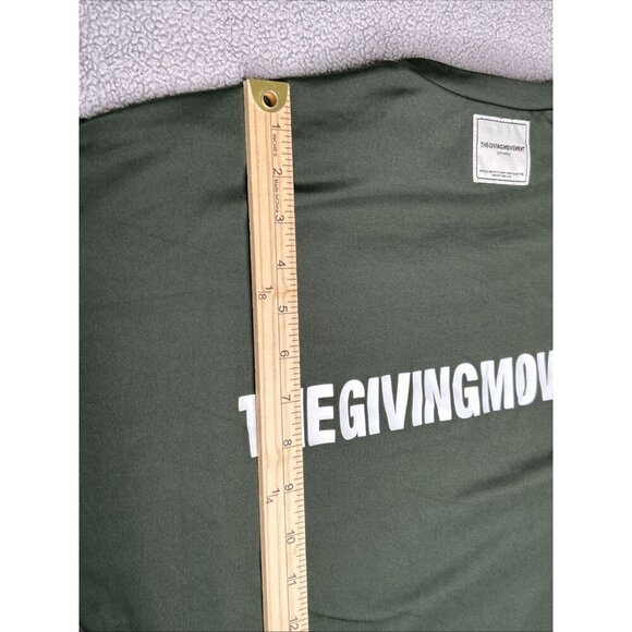 The Giving Movement Shirt Sustainable Unisex Large Cropped Back Print Oversized - Picture 11 of 12